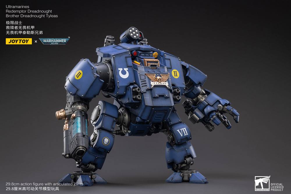 Warhammer 40,000 figurine 1/18 Ultramarines Redemptor Dreadnought Brother Dreadnought Tyleas 30 cm Reproduction