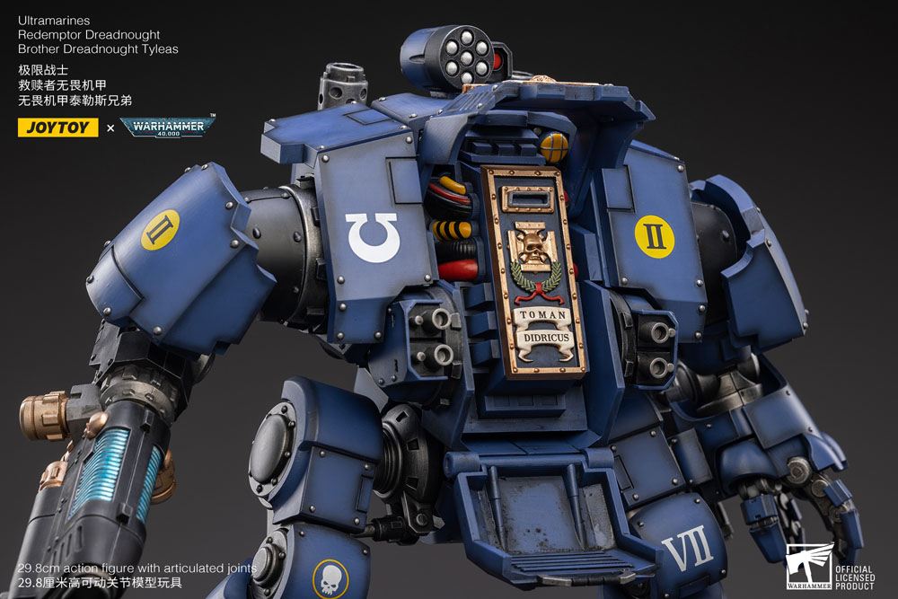 Warhammer 40,000 figurine 1/18 Ultramarines Redemptor Dreadnought Brother Dreadnought Tyleas 30 cm Reproduction