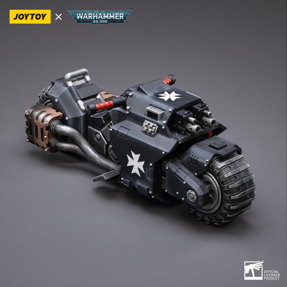 Warhammer 40k véhicule 1/18 Black Templars Outrider Bike 22 cm