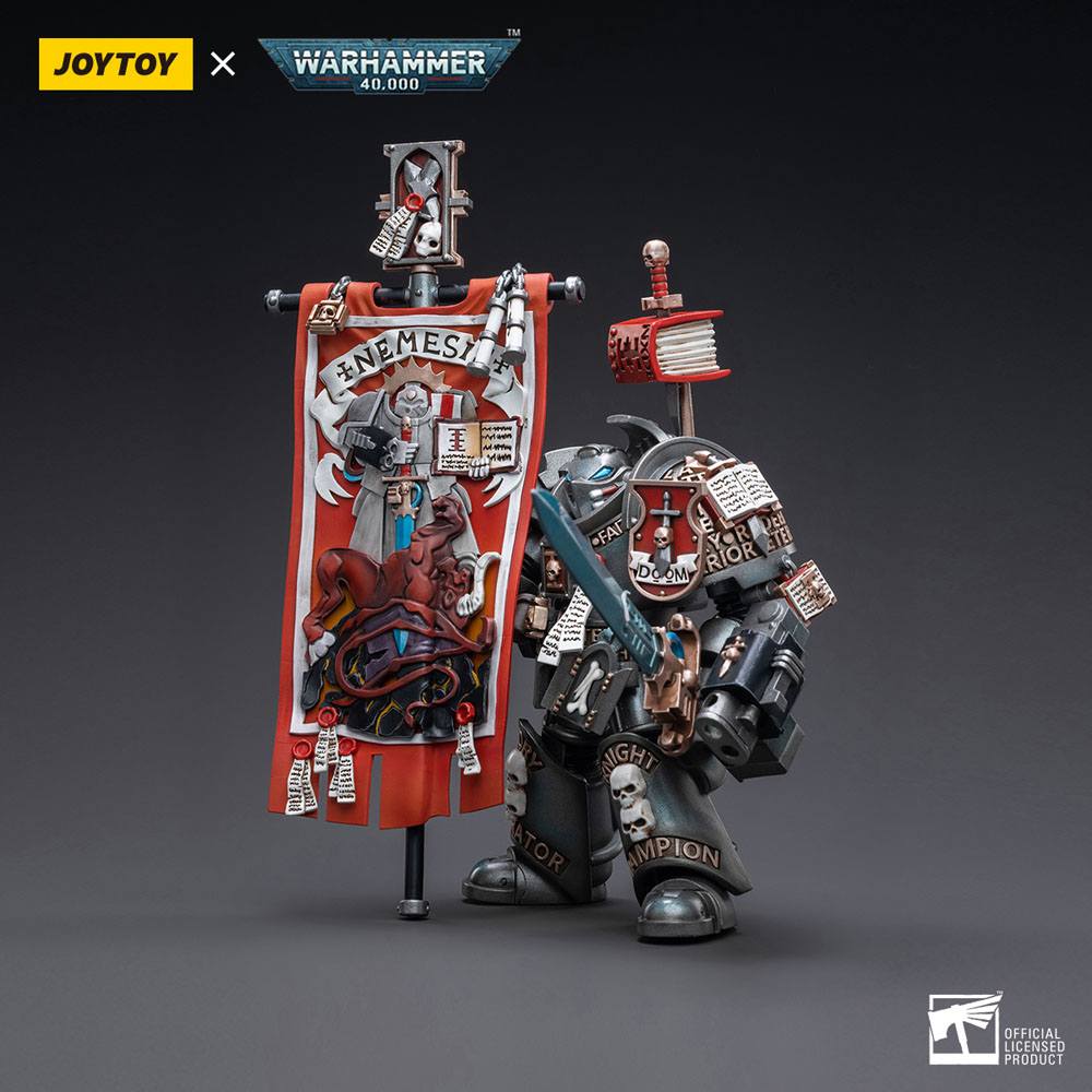 Warhammer 40k figurine 1/18 Grey Knights Terminator Retius Akantar 13 cm
