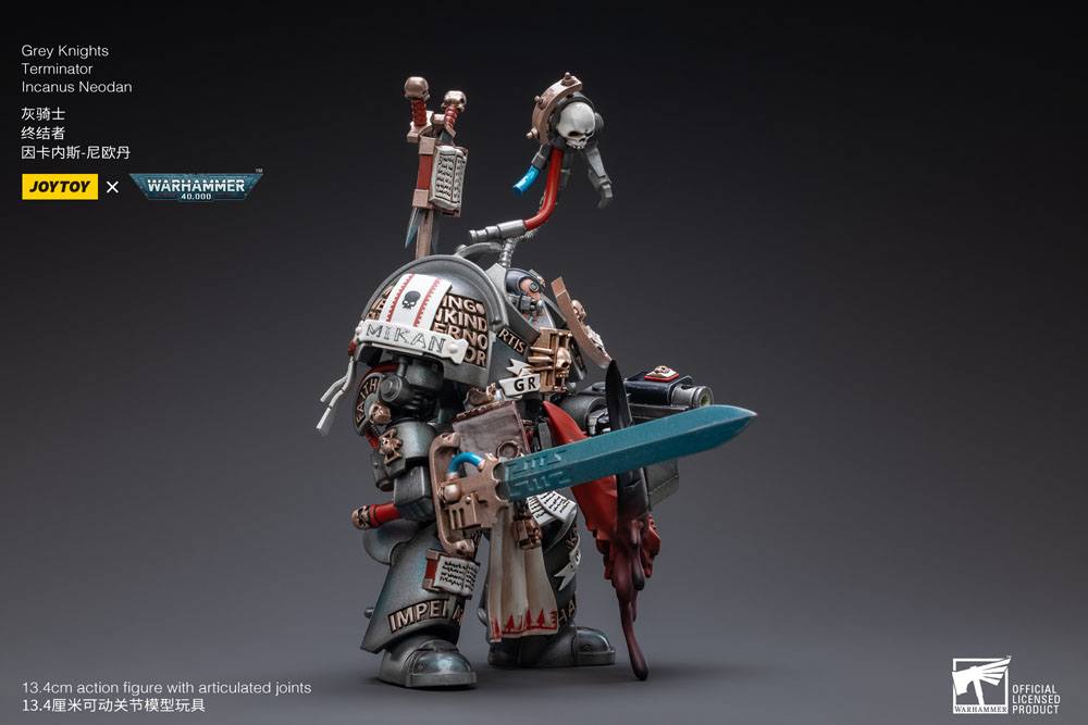 Warhammer 40k figurine 1/18 Grey Knights Terminator Incanus Neodan 13 cm