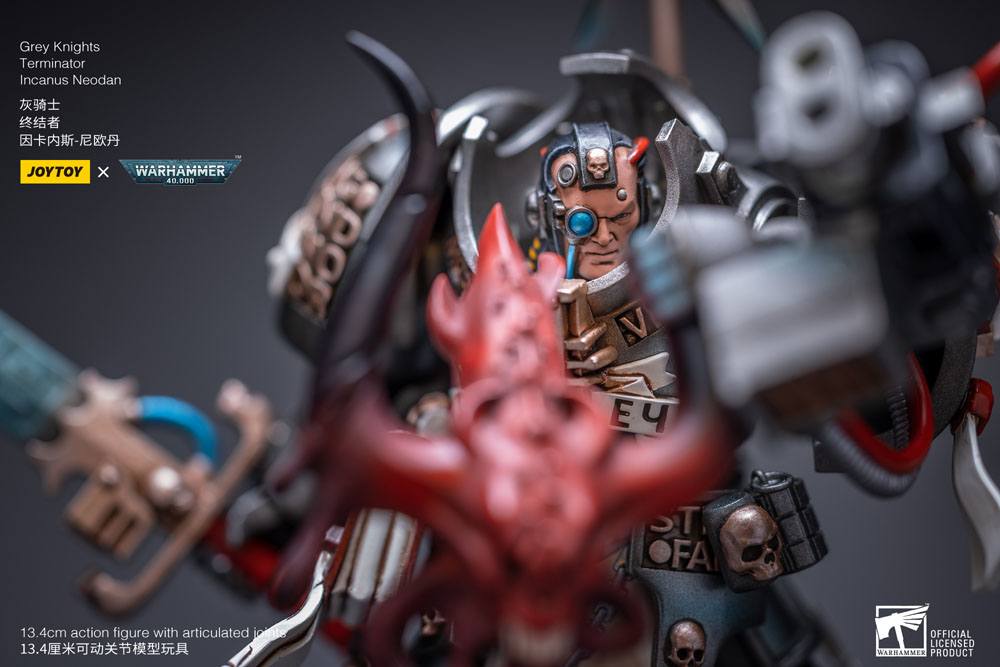 Warhammer 40k figurine 1/18 Grey Knights Terminator Incanus Neodan 13 cm