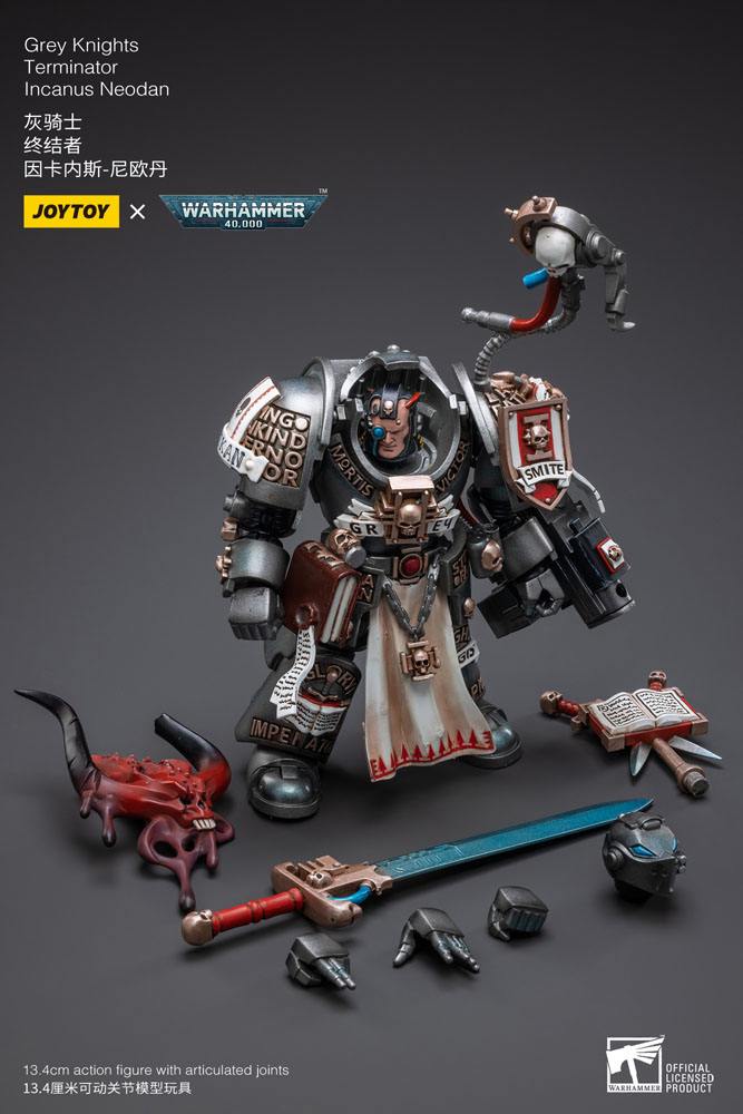 Warhammer 40k figurine 1/18 Grey Knights Terminator Incanus Neodan 13 cm
