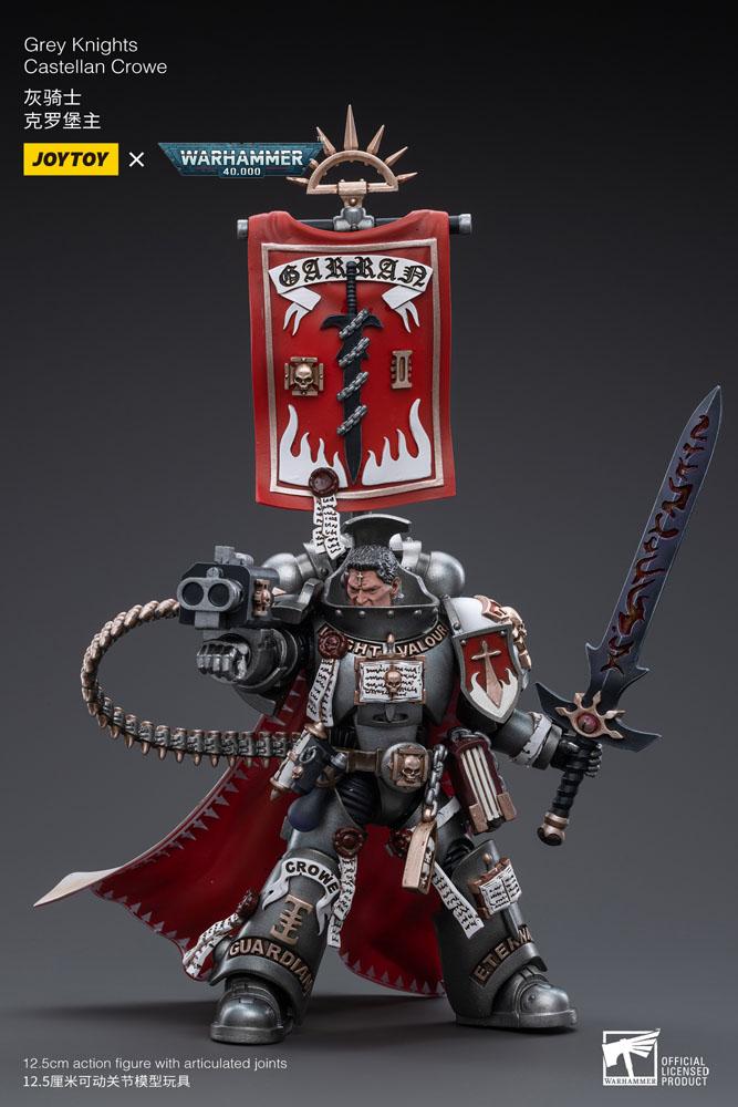 Warhammer 40k figurine 1/18 Grey Knights Castellan Crowe 12 cm