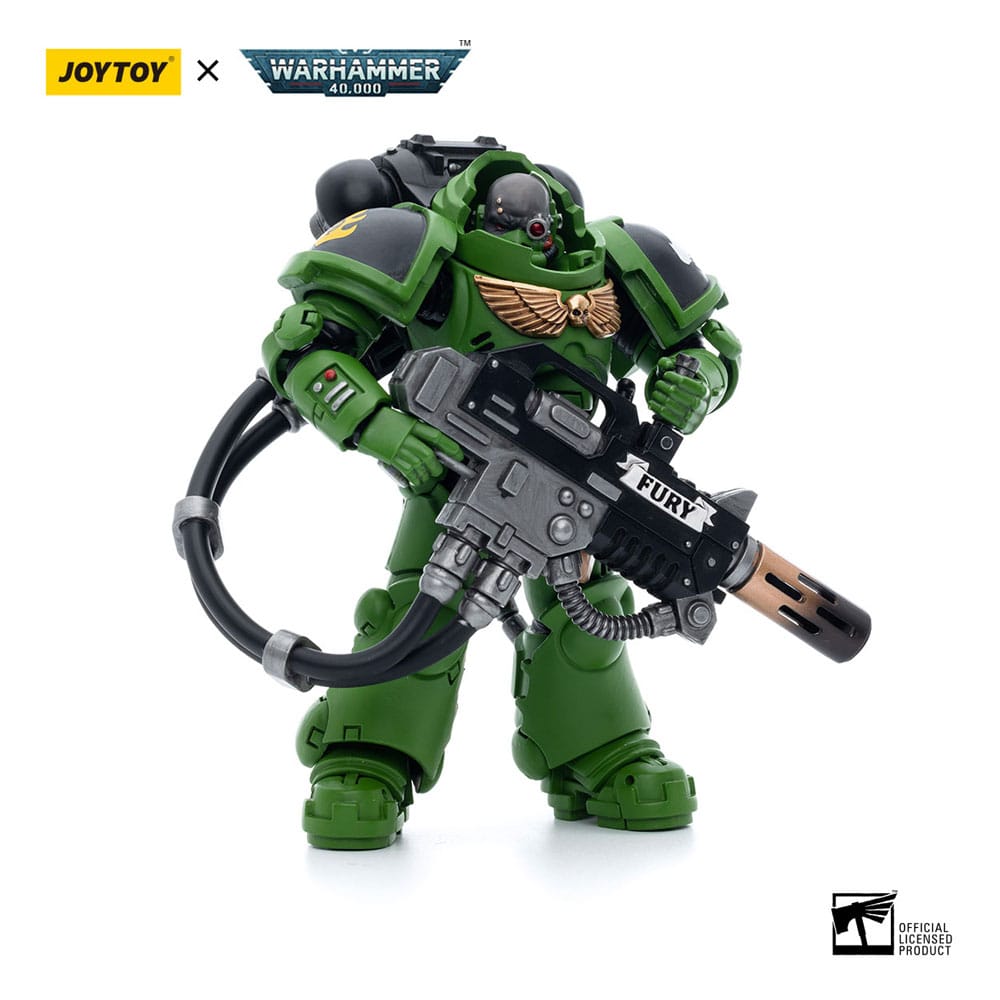 Warhammer 40k figurine 1/18 Salamanders Eradicators Sergeant Bragar 12 cm