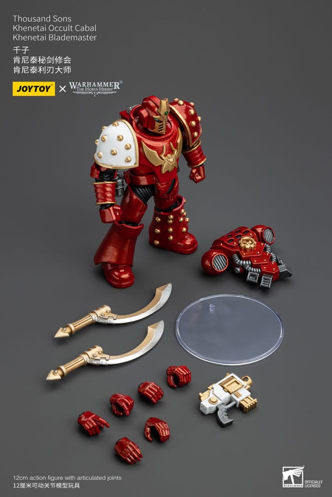 Warhammer The Horus Heresy figurine 1/18 Thousand Sons Khenetai Occult Cabal Khenetai Blademaster 12 cm