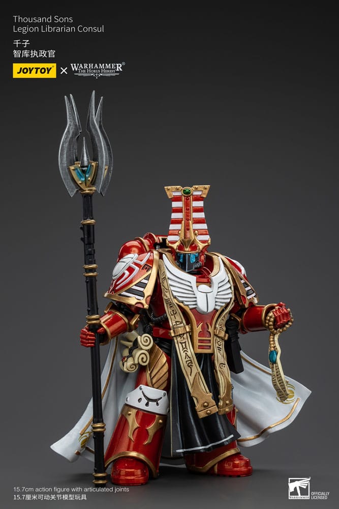 Warhammer The Horus Heresy figurine 1/18 Thousand Sons Legion Librarian Consut 16 cm
