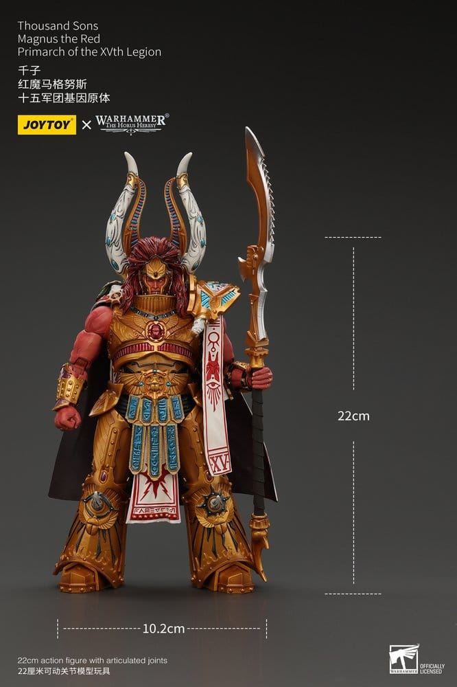 Warhammer The Horus Heresy figurine 1/18 Thousand sons Magnus the Red Primarch of the XVth Legion 22 cm