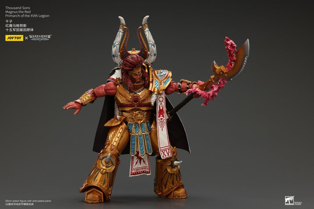 Warhammer The Horus Heresy figurine 1/18 Thousand sons Magnus the Red Primarch of the XVth Legion 22 cm