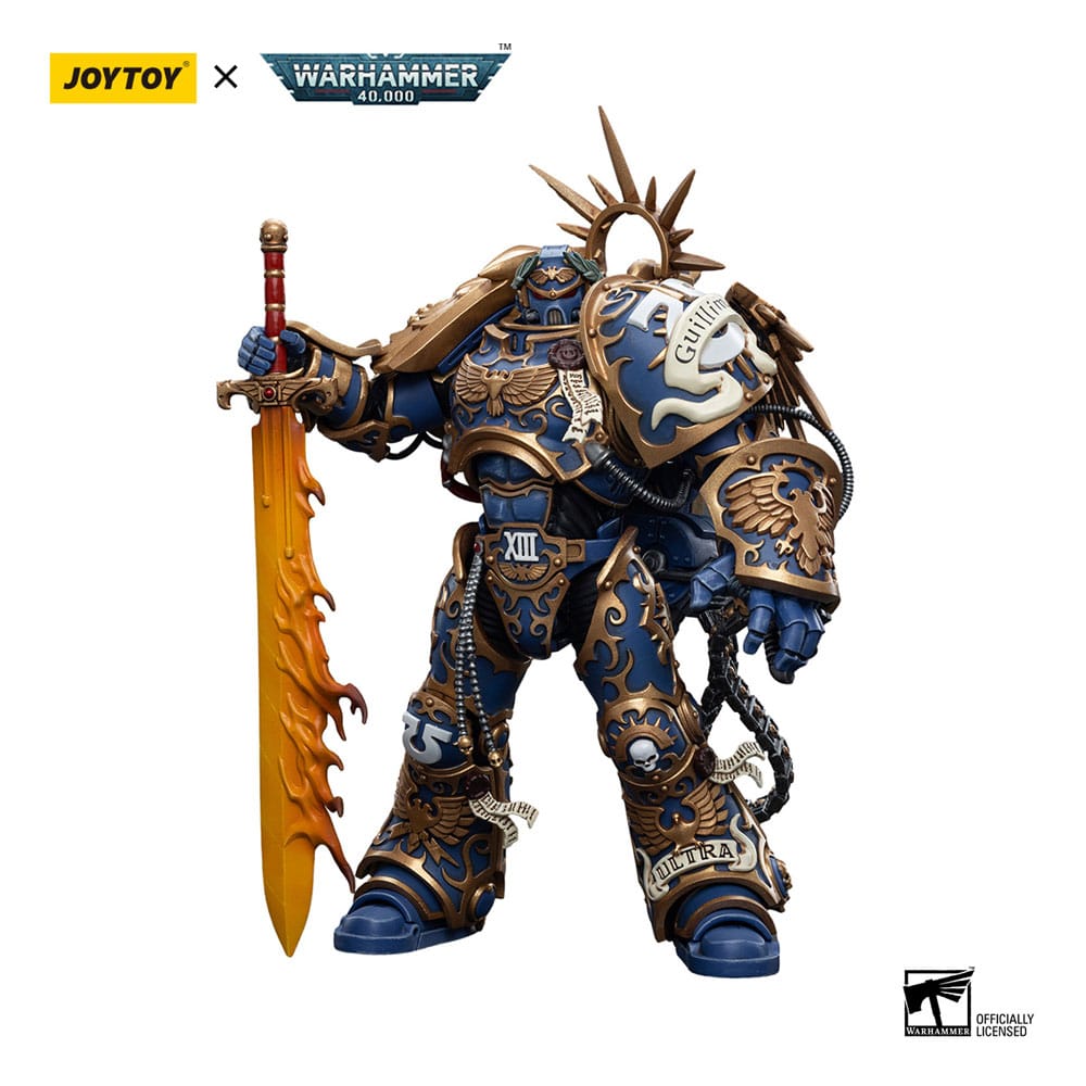 Warhammer 40k figurine 1/18 Ultramarines Primarch Roboute Guilliman 18 cm Reproduktion