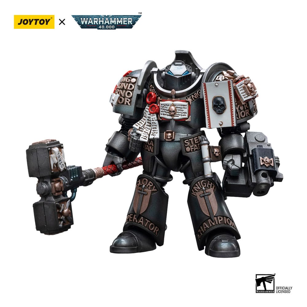 Warhammer 40k figurine 1/18 Grey Knights Nemesis Dreadknight (Including Grey Knights Terminator Caddon Vibova) 12 cm