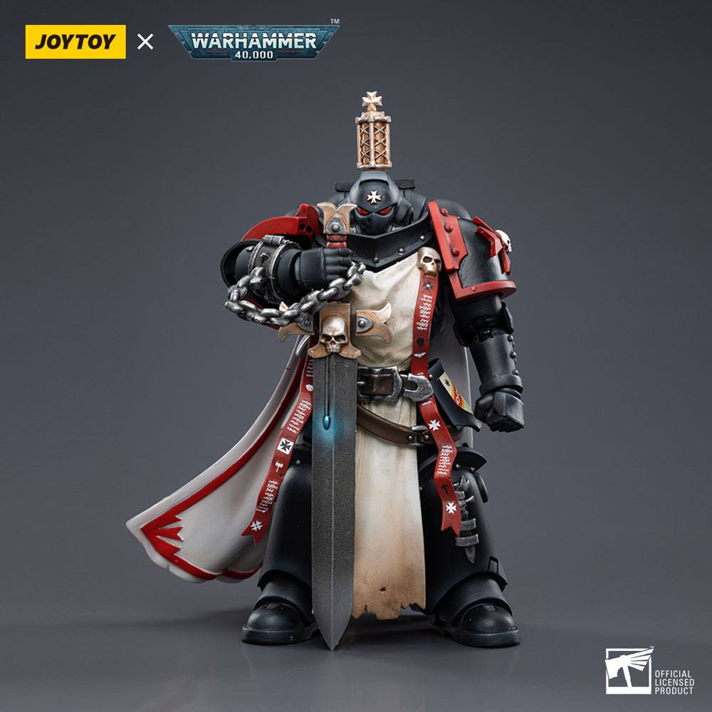 Warhammer 40k figurine 1/18 Black Templars Primaris Sword Brethren Eberwulf 12 cm