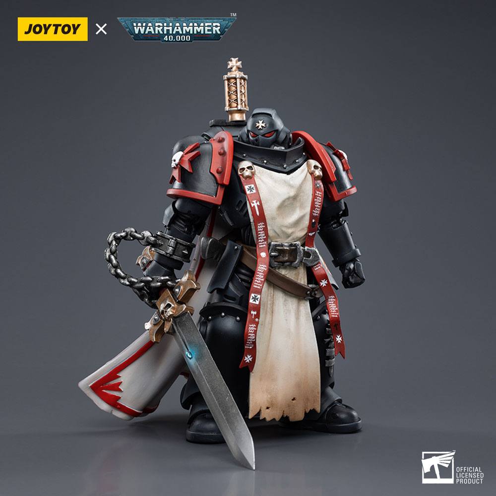 Warhammer 40k figurine 1/18 Black Templars Primaris Sword Brethren Eberwulf 12 cm