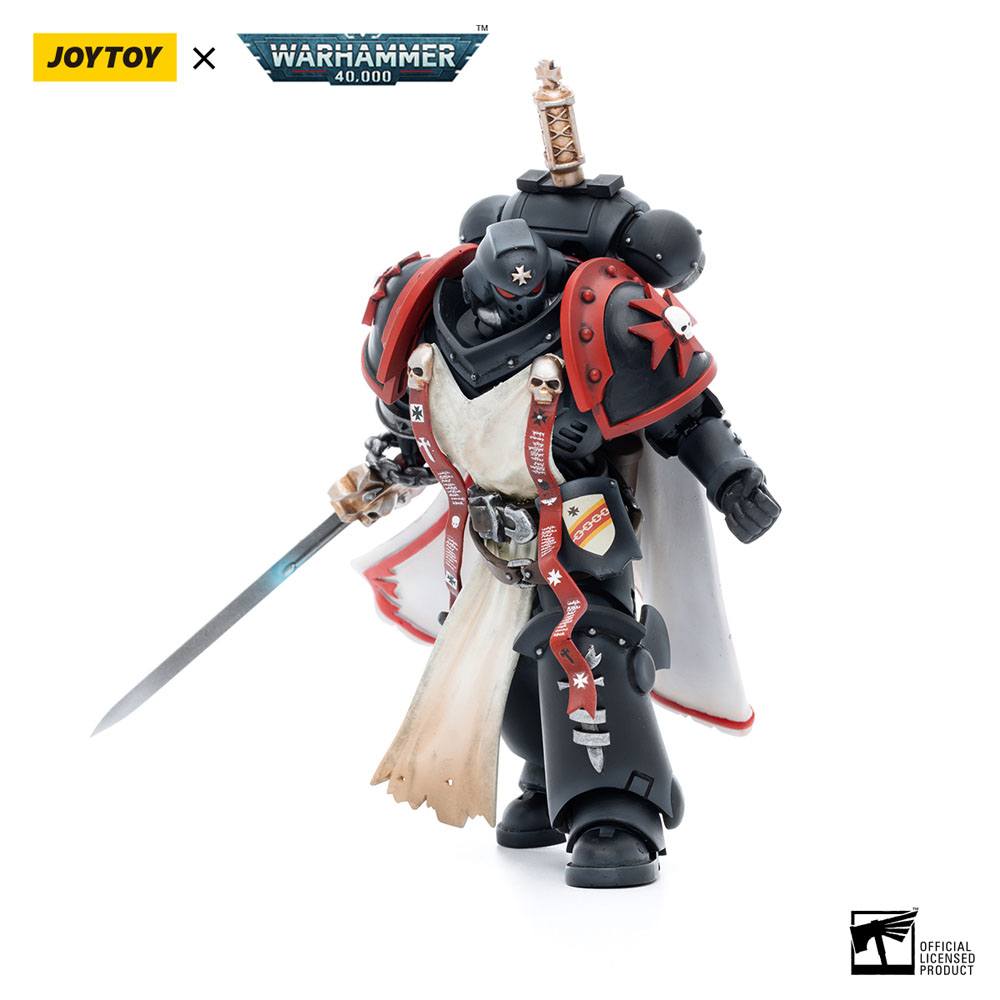 Warhammer 40k figurine 1/18 Black Templars Primaris Sword Brethren Eberwulf 12 cm