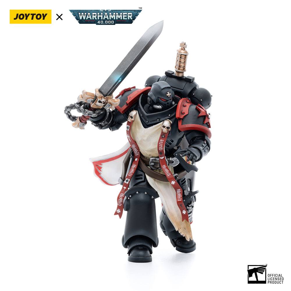 Warhammer 40k figurine 1/18 Black Templars Primaris Sword Brethren Eberwulf 12 cm