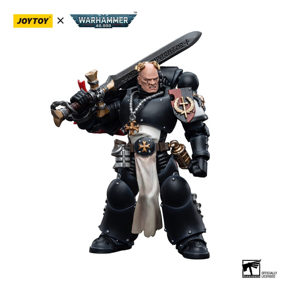 Warhammer 40k figurine 1/18 Black Templars Emperor's Champion Bayard's Revenge 12 cm