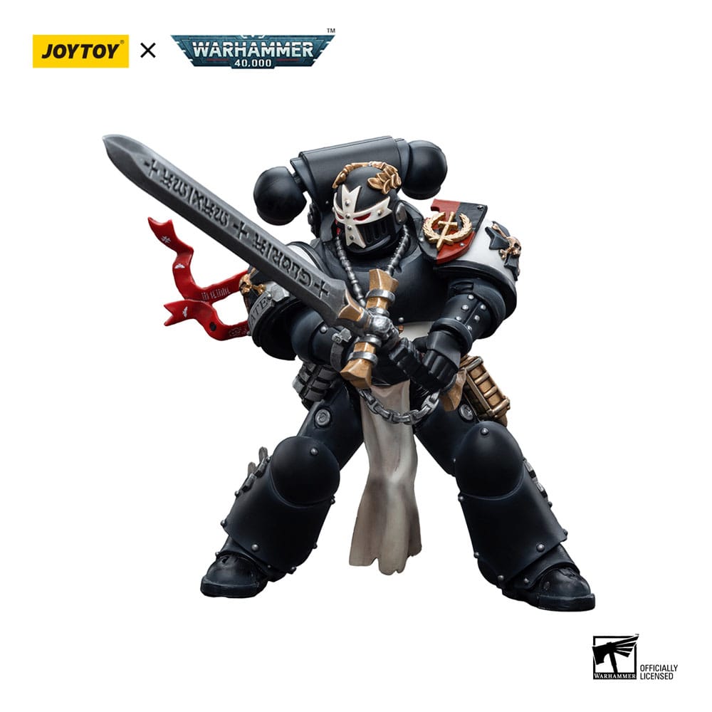 Warhammer 40k figurine 1/18 Black Templars Emperor's Champion Bayard's Revenge 12 cm