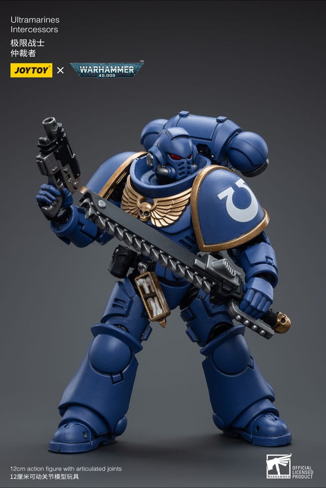 Warhammer 40k figurine 1/18 Ultramarines Intercessors 12 cm