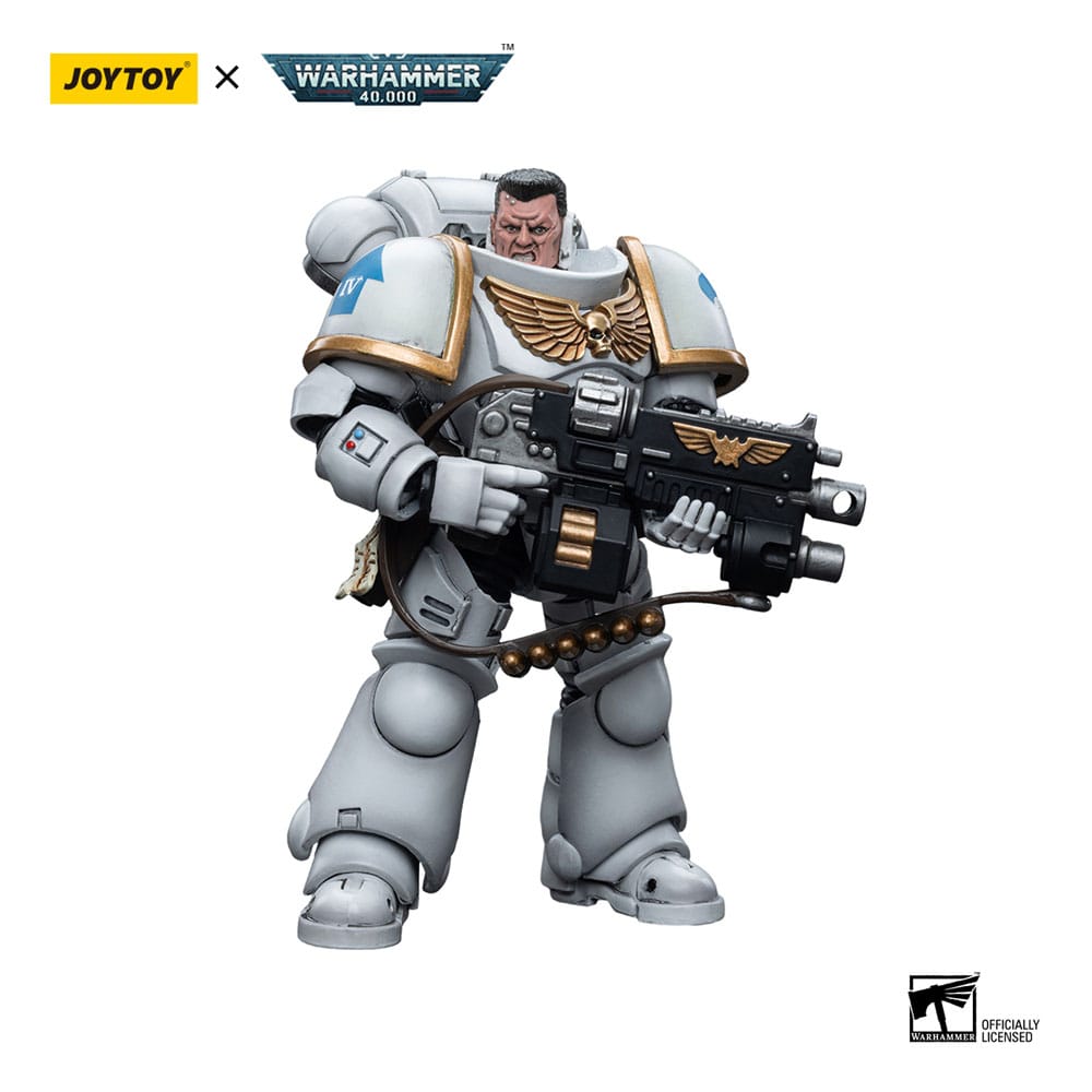 Warhammer 40k figurine 1/18 Space Marines White Consuls Intercessors 1 12 cm