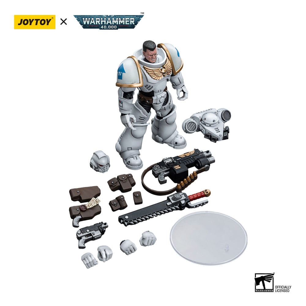 Warhammer 40k figurine 1/18 Space Marines White Consuls Intercessors 1 12 cm