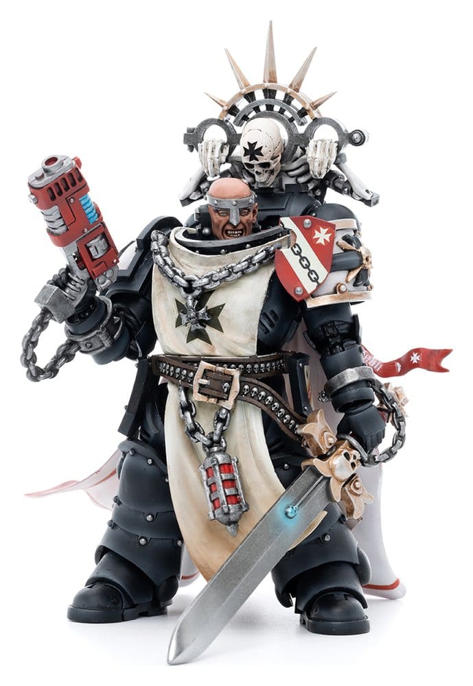 Warhammer 40k figurine 1/18 Black Templars Marshal Baldeckrath 12 cm