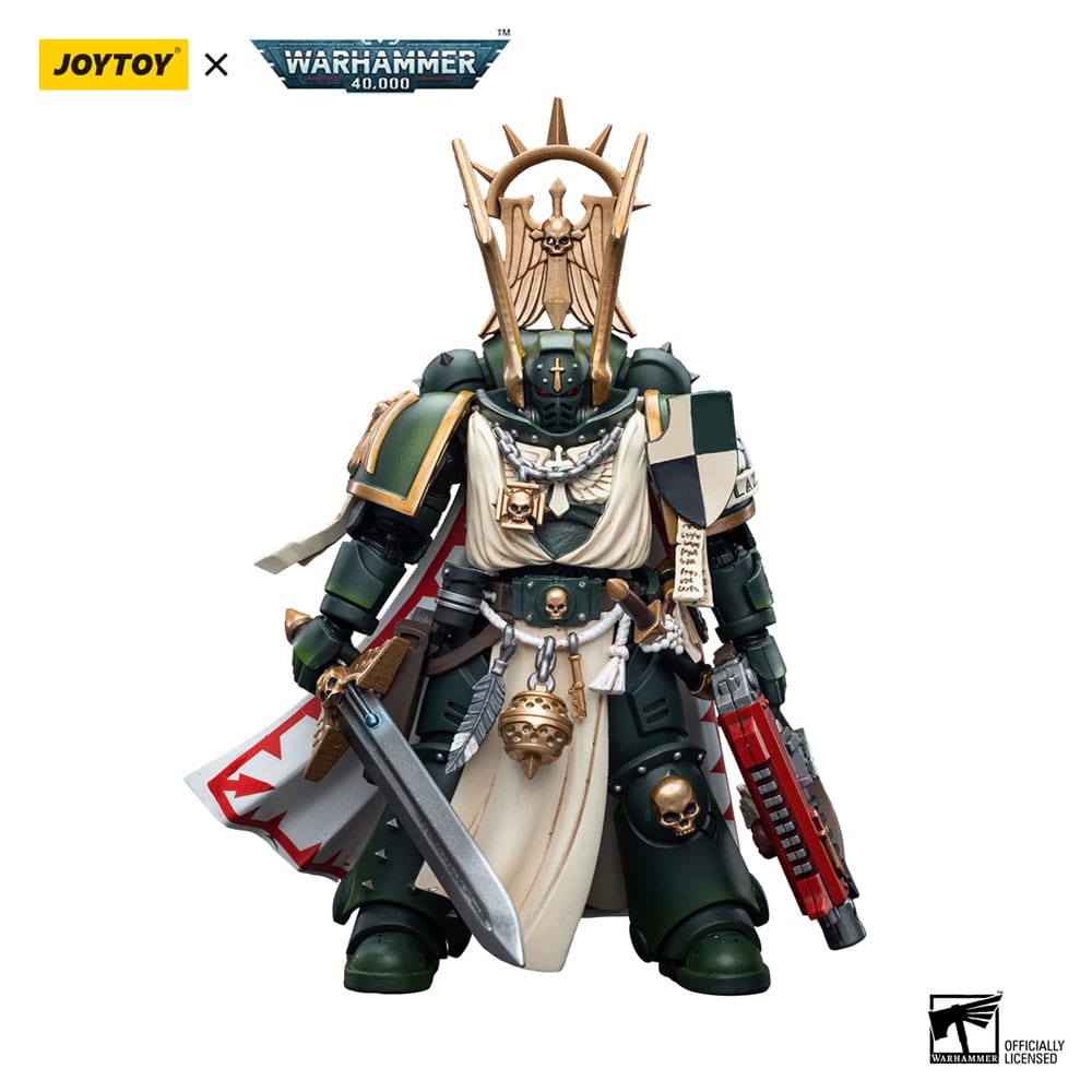 Warhammer 40k figurine 1/18 Dark Angels Master Lazarus 12 cm