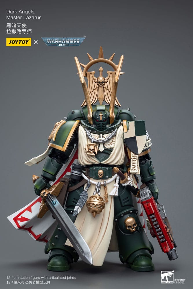 Warhammer 40k figurine 1/18 Dark Angels Master Lazarus 12 cm