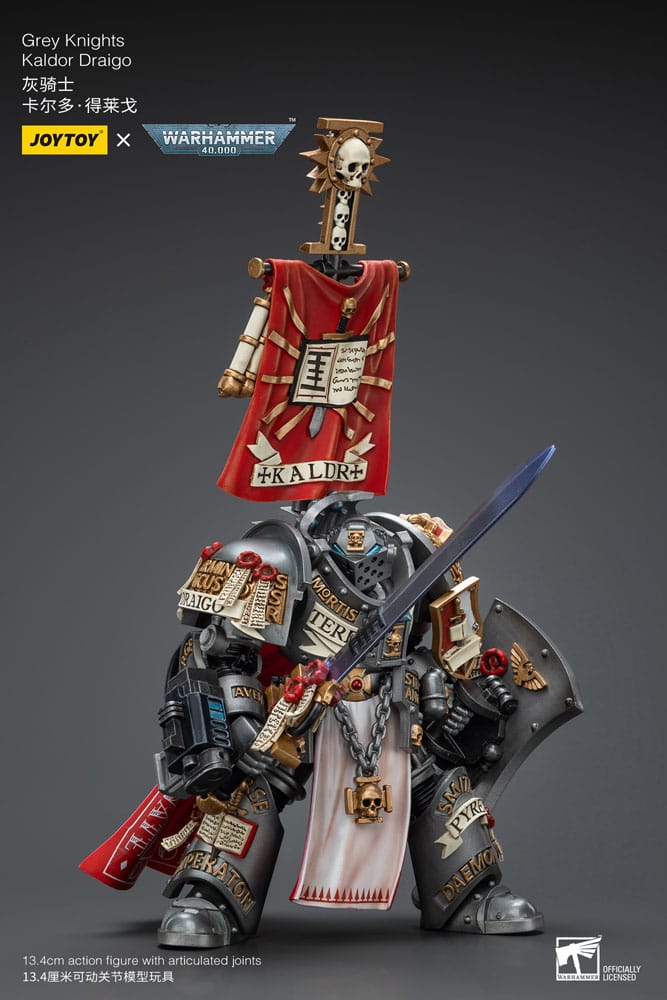 Warhammer 40k figurine 1/18 Grey Knights Kaldor Draigo 14 cm
