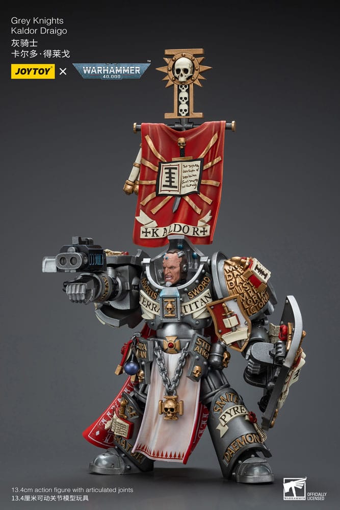 Warhammer 40k figurine 1/18 Grey Knights Kaldor Draigo 14 cm