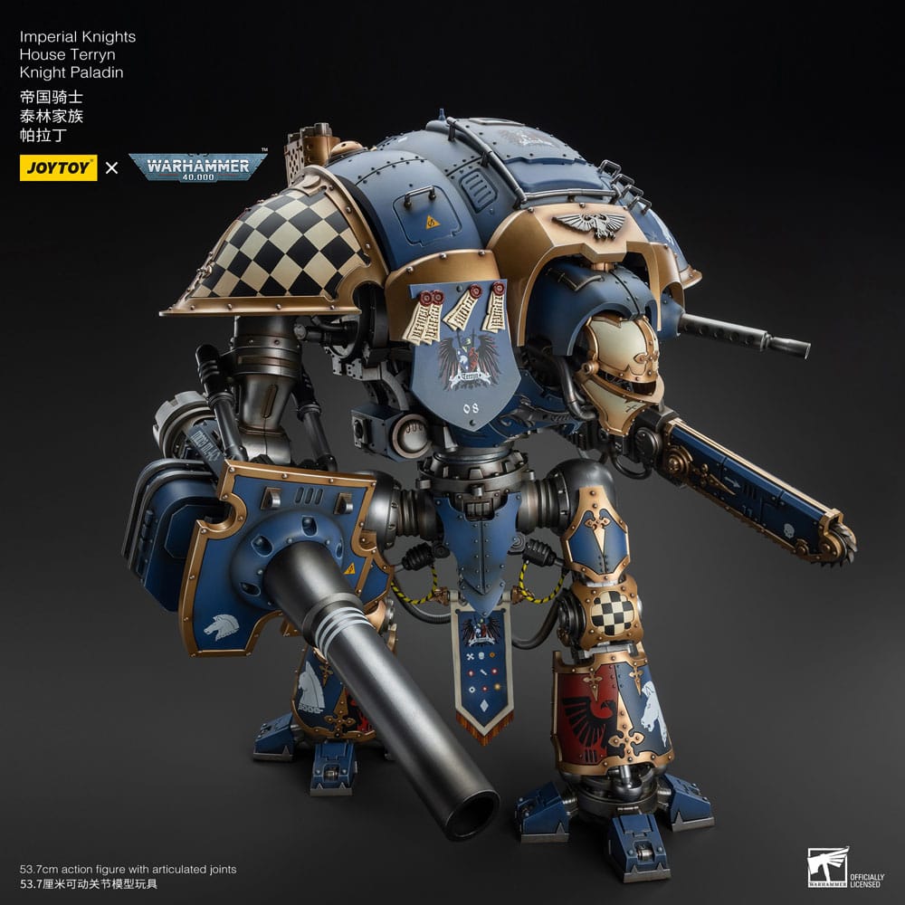 Warhammer 40k figurine 1/18 Imperial Knights House Terryn Knight Paladin 54 cm