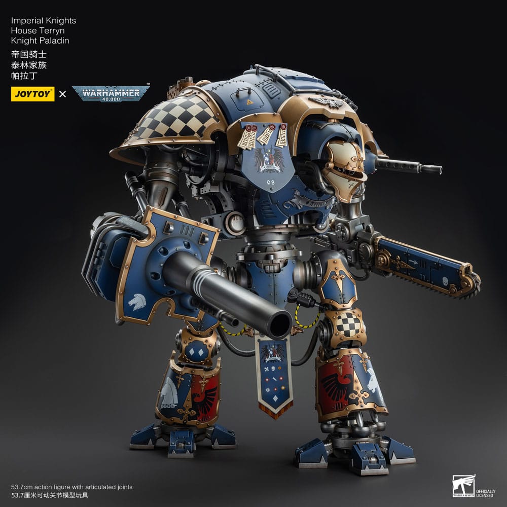Warhammer 40k figurine 1/18 Imperial Knights House Terryn Knight Paladin 54 cm