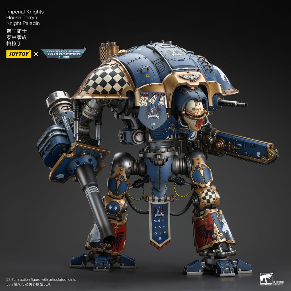 Warhammer 40k figurine 1/18 Imperial Knights House Terryn Knight Paladin 54 cm