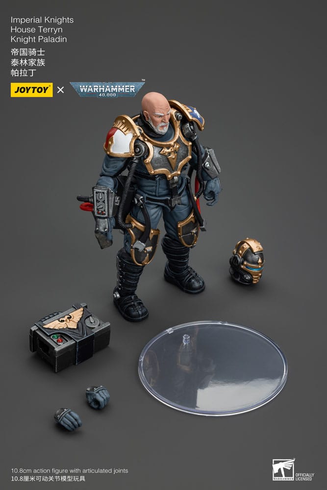 Warhammer 40k figurine 1/18 Imperial Knights House Terryn Knight Paladin 54 cm