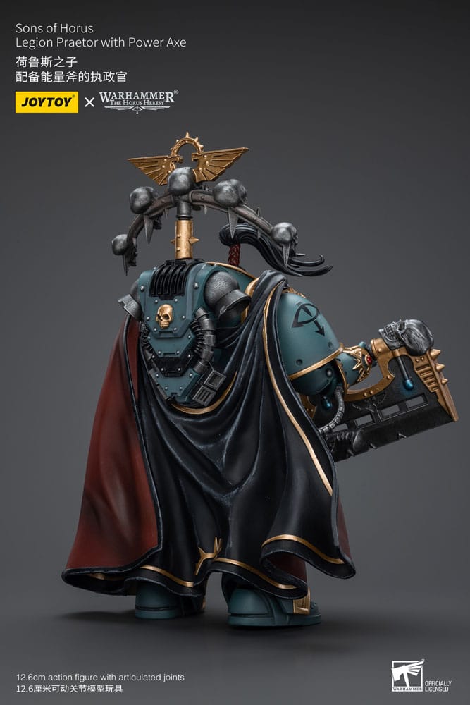 Warhammer The Horus Heresy figurine 1/18 Sons of Horus Legion Praetor with Power Axe 12 cm