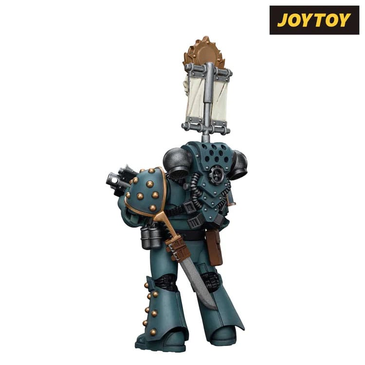 Warhammer The Horus Heresy figurine 1/18 Sons of Horus MKIV Tactical Squad Legionary with Legion Vexilla 12 cm