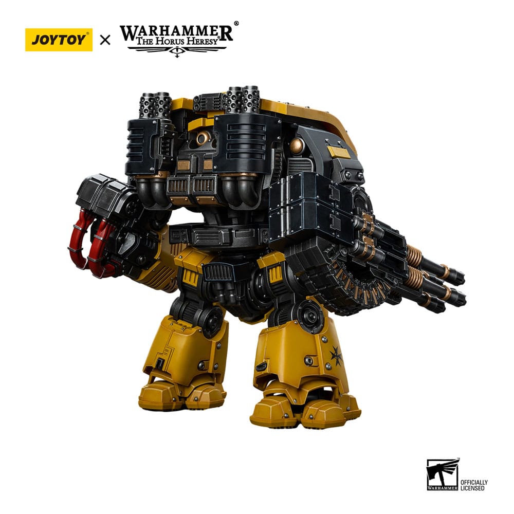 Warhammer The Horus Heresy figurine 1/18 Imperial Fists Leviathan Dreadnought with Cyclonic Melta Lance and Storm Cannon 12 cm