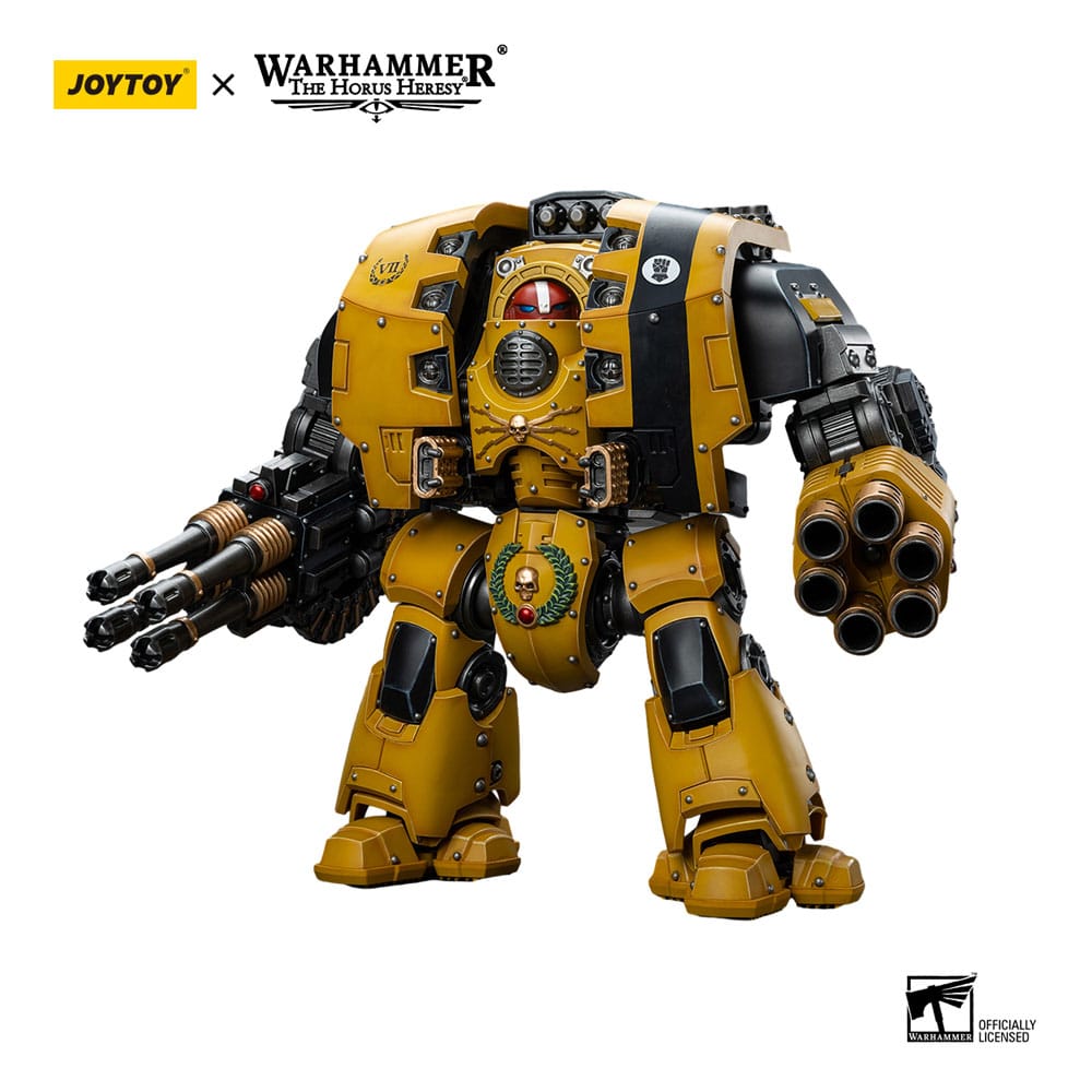 Warhammer The Horus Heresy figurine 1/18 Imperial Fists Leviathan Dreadnought with Cyclonic Melta Lance and Storm Cannon 12 cm