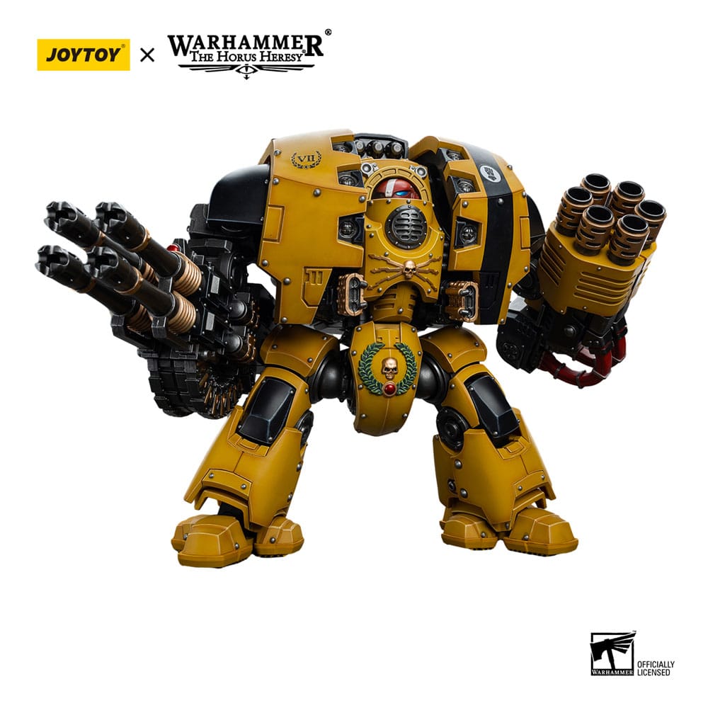 Warhammer The Horus Heresy figurine 1/18 Imperial Fists Leviathan Dreadnought with Cyclonic Melta Lance and Storm Cannon 12 cm