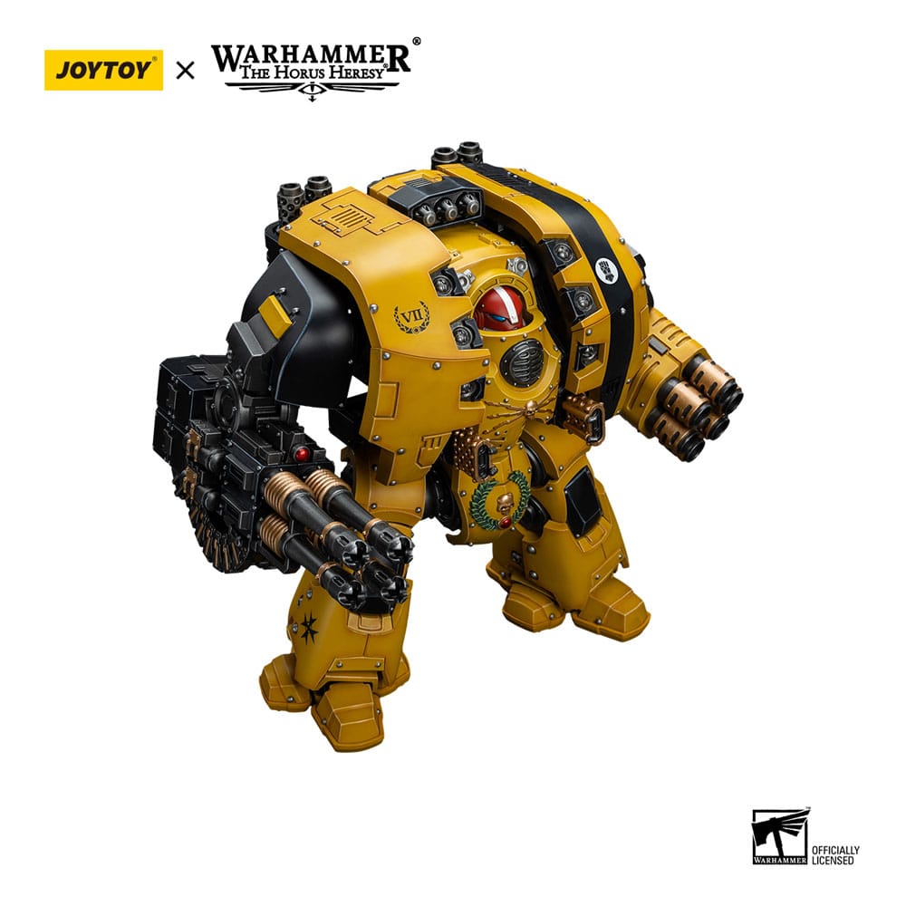 Warhammer The Horus Heresy figurine 1/18 Imperial Fists Leviathan Dreadnought with Cyclonic Melta Lance and Storm Cannon 12 cm