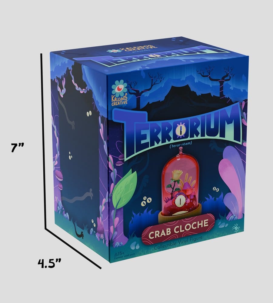 Terrorium figurine PVC Crab Cloche (Glow in the Dark) 16 cm