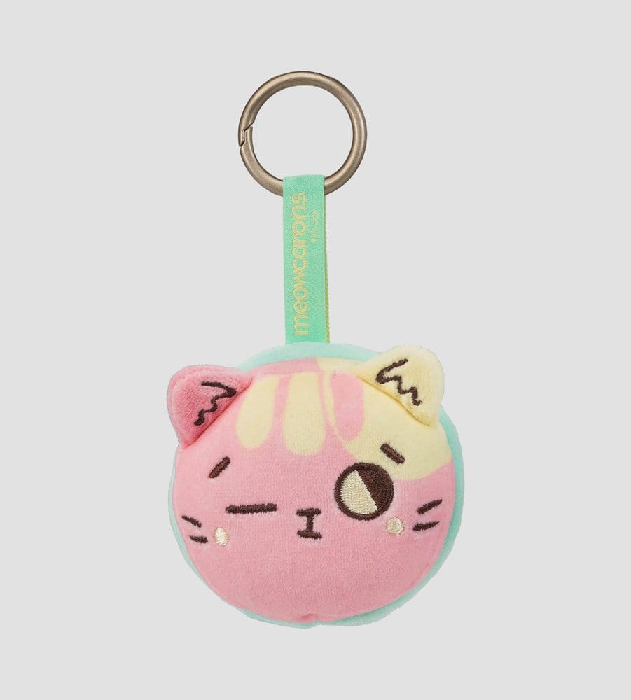 Meowcaron breloque de sac en peluche Wink 7 cm