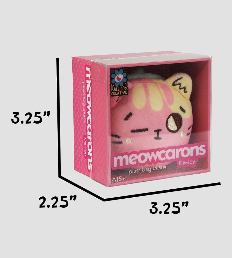 Meowcaron breloque de sac en peluche Wink 7 cm