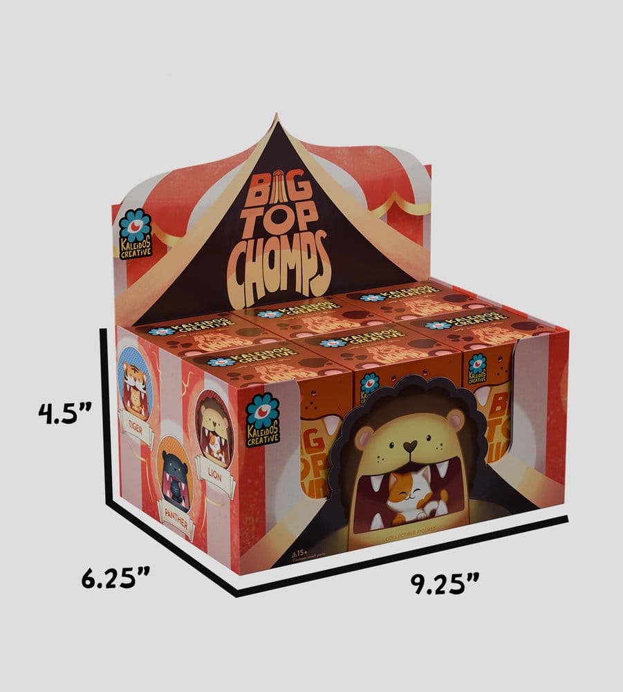 Big Top Chomps présentoir Blind Box figurines mini S1 6 cm (6)