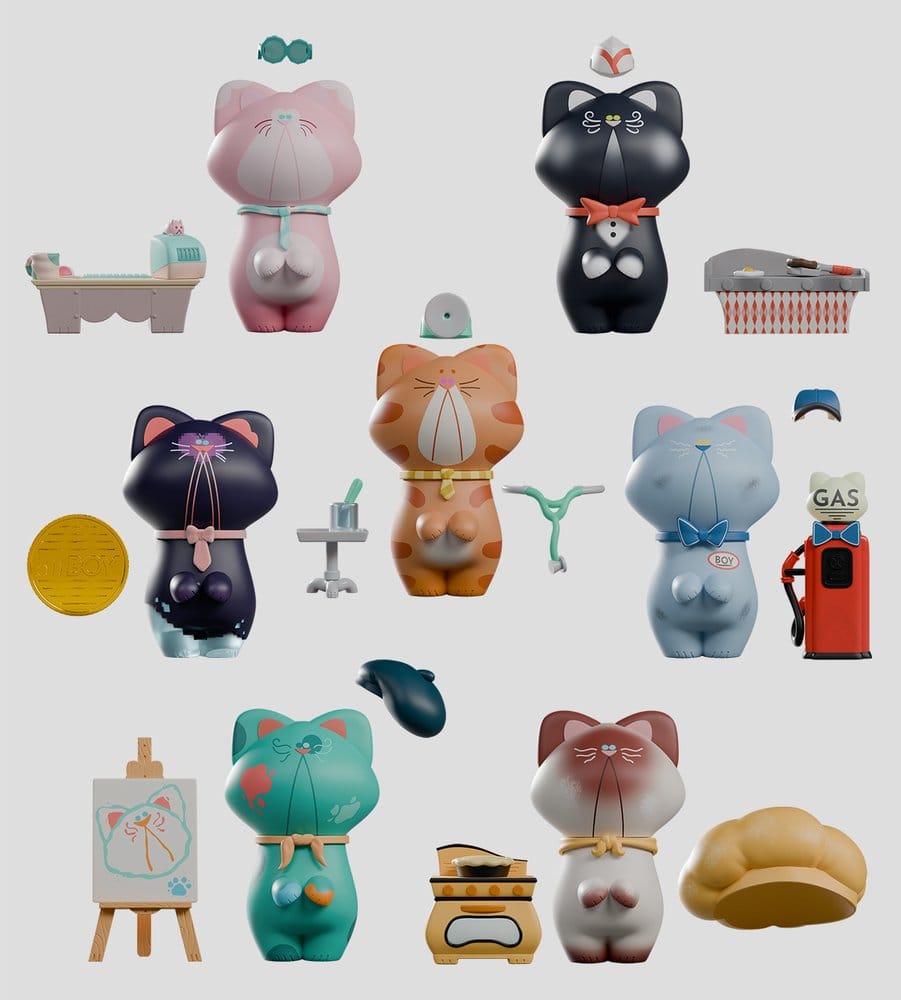 Business Boy présentoir Blind Box figurines mini S1 8 cm (6)