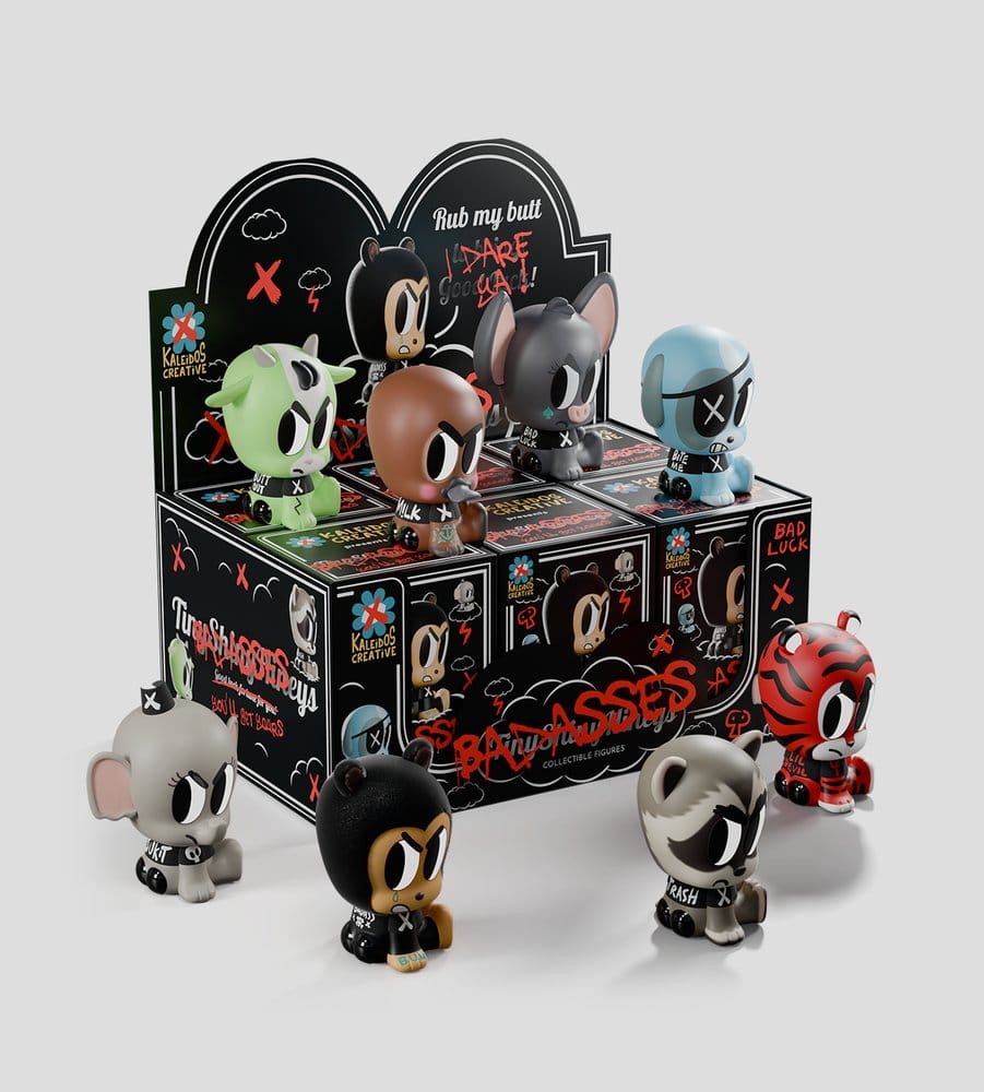 Tiny Shiny Hiney Peakers présentoir Blind Box figurines mini S2 Badasses 7 cm (6)