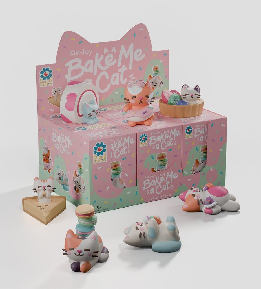 Bake Me a Cat présentoir Blind Box figurines mini S1 7 cm (6)