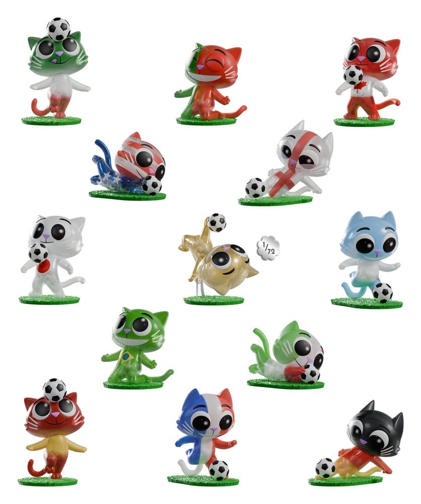 Cat Scans présentoir Blind Box figurines mini S3 - On the Ball 6 cm (12)
