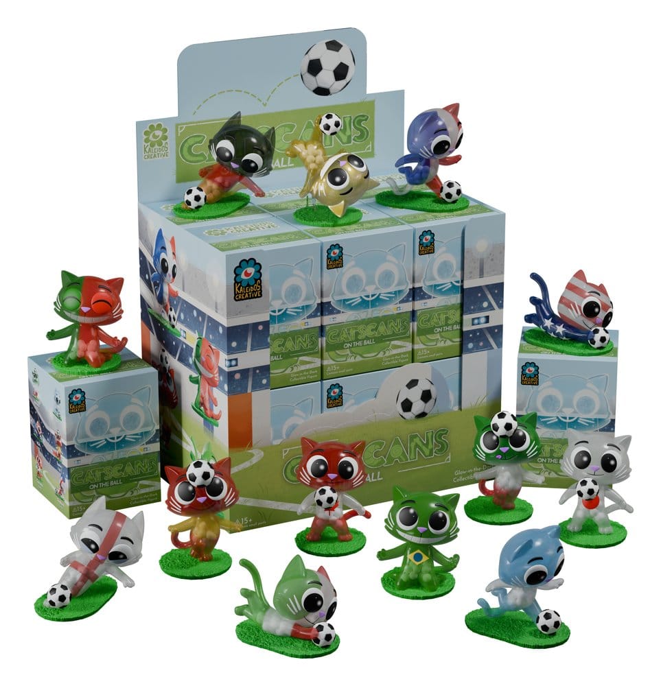 Cat Scans présentoir Blind Box figurines mini S3 - On the Ball 6 cm (12)