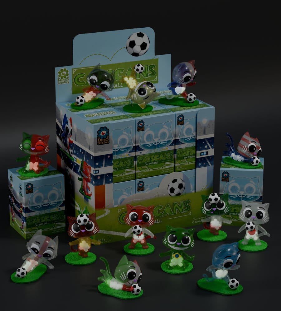 Cat Scans présentoir Blind Box figurines mini S3 - On the Ball 6 cm (12)