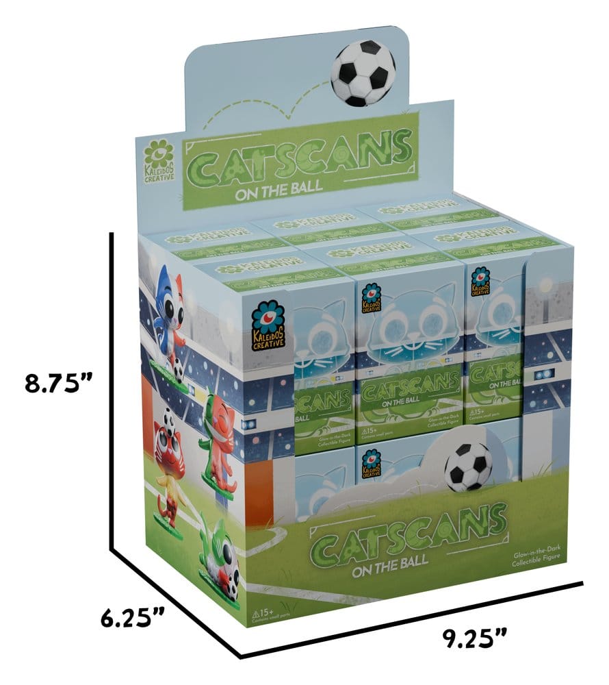 Cat Scans présentoir Blind Box figurines mini S3 - On the Ball 6 cm (12)
